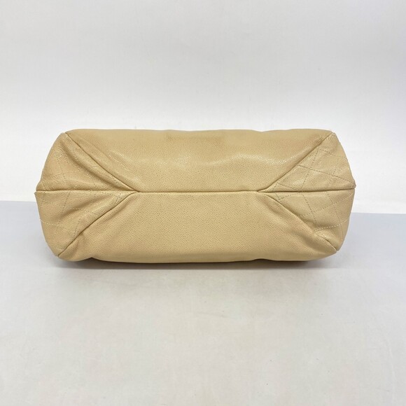 Chanel Shoulder Bag, Chain Caviar Leather, Beige, Women's, P1985969 - Picture 3 of 16